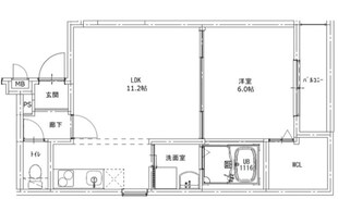 フジパレス花園Ⅱ番館の物件間取画像